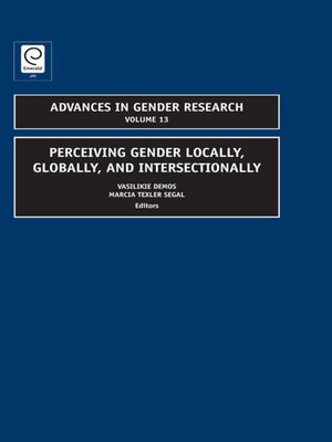 cover image of Advances in Gender Research, Volume 13